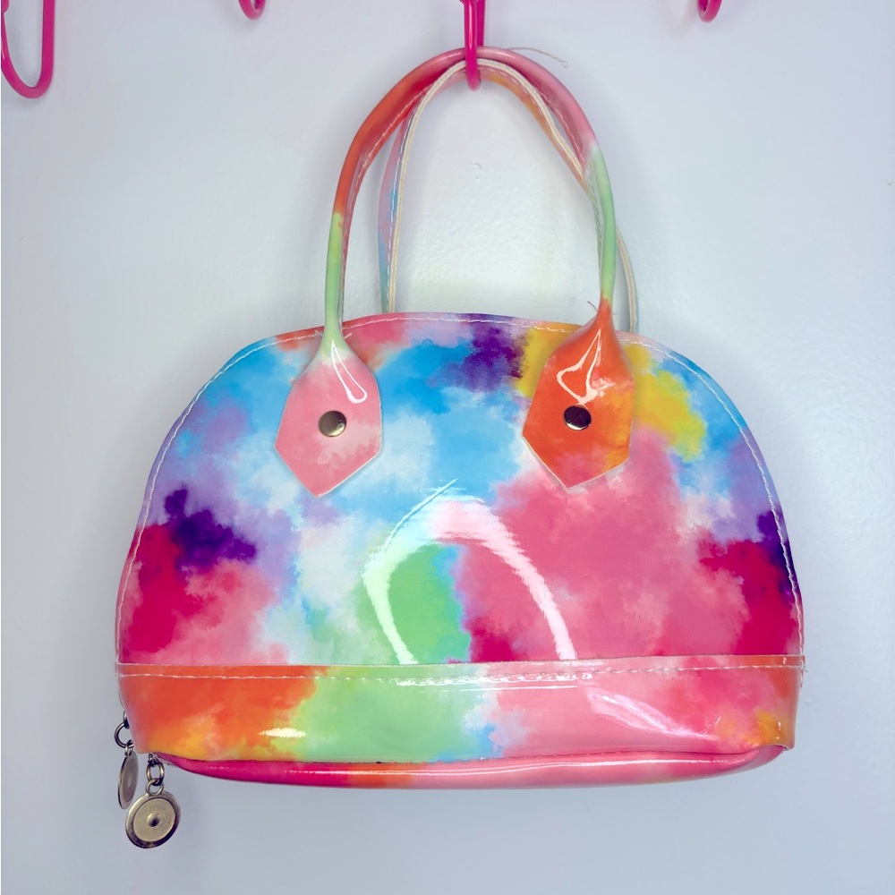 Watercolor Mini Duffle Handbag